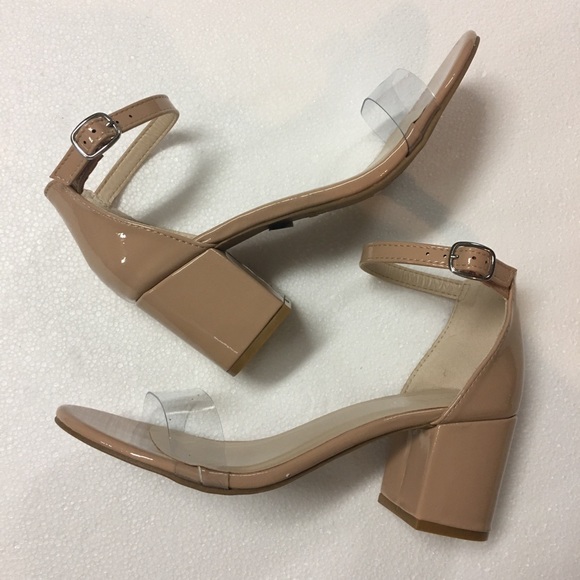 bamboo nude heels